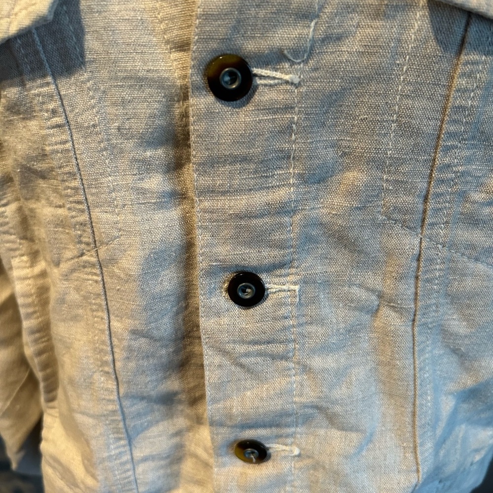 Vintage 1990’s Esprit Linen cropped Jacket - Picture 2 of 6